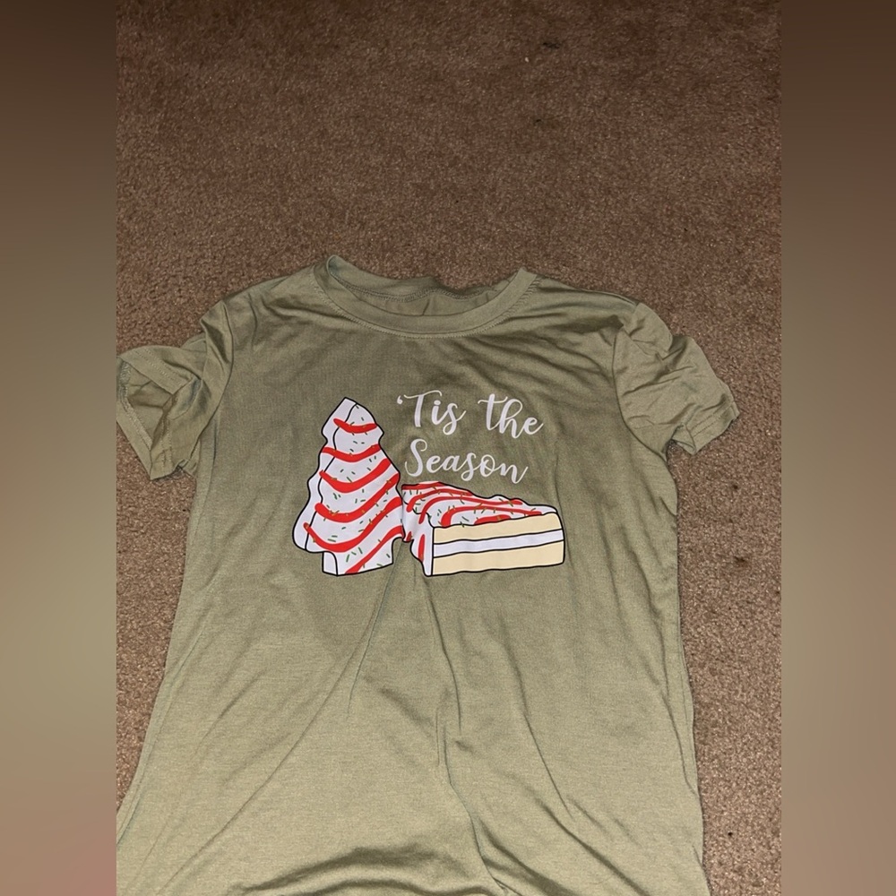 green, christmas shirt